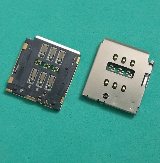 2 шт. оригинальный для iPhone 8 8G PLUS P + iphone X считыватель Sim карт Разъем Держатель