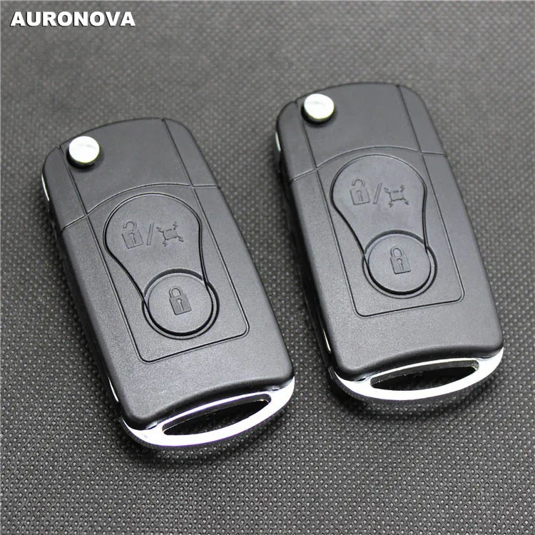 AURONOVA новый обновленный складной чехол для ключей Ssangyong Kyron Actyon Rexton Key 2 кнопки