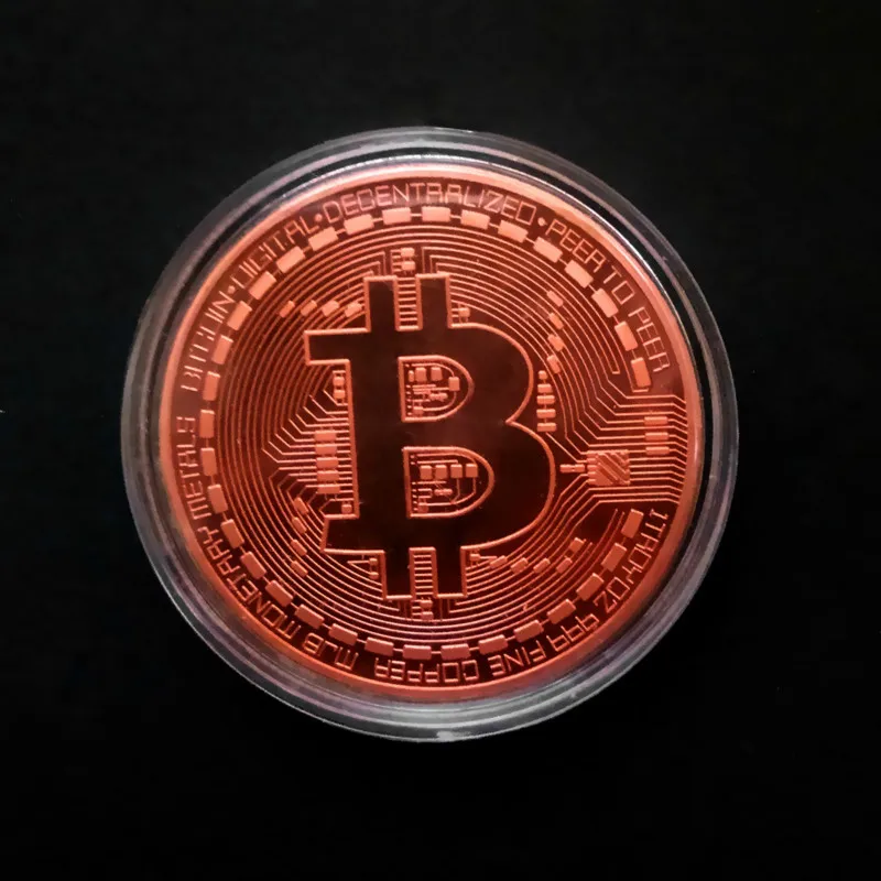 Золотой Античный Биткоин коллекционные художественные памятные коллекционные монеты подарок Счастливый позолоченный Монетный бит BTC металлический элемент 40x1.5mm