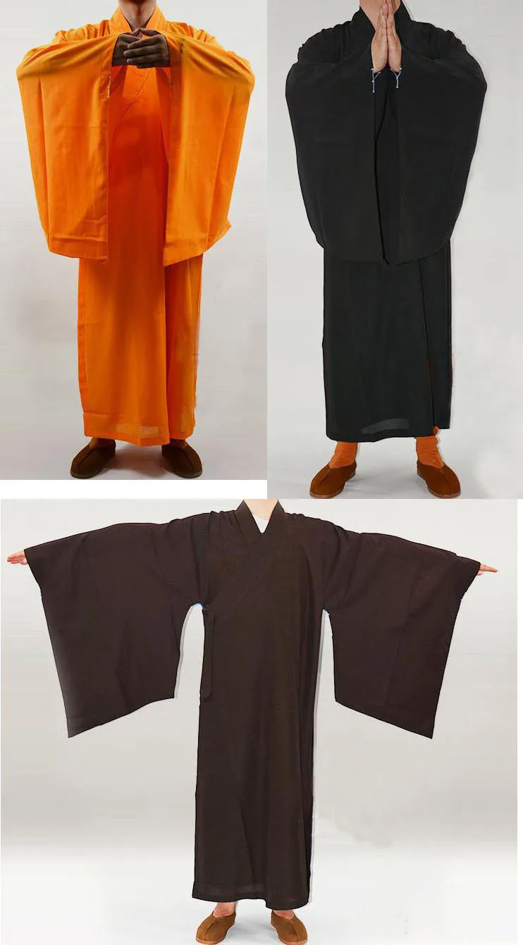 Унисекс Высококачественная буддийская одежда униформа монахи буддистская