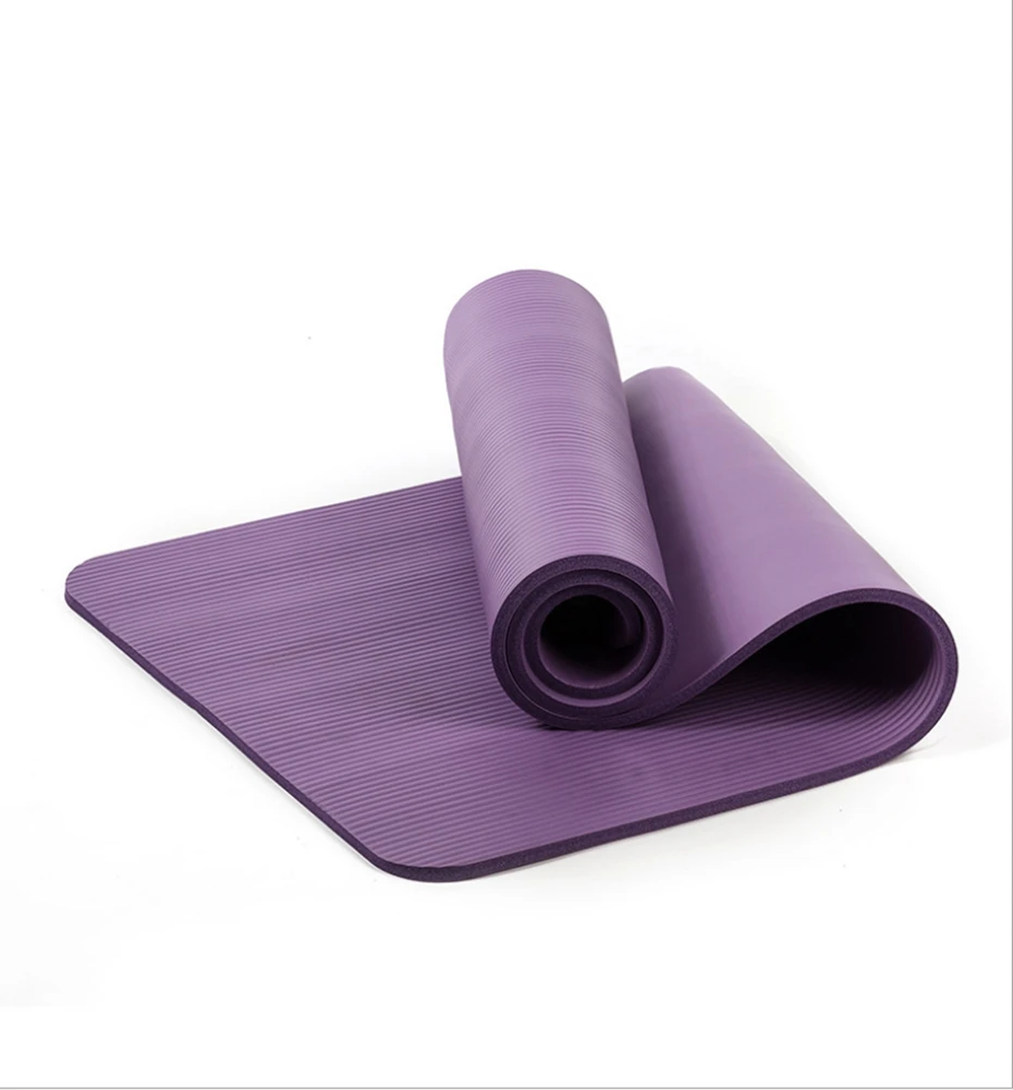 Коврик для йоги YINGTOUMAN 1830*610*10 мм с линией положения нескользящий коврик