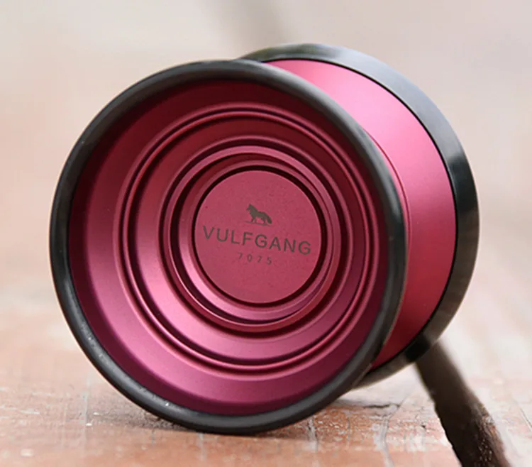 red orange MAGICYOYO M09-VULFGANG& 7075 YOYO Профессиональный 7075 Алюминиевый металлический йо-йо ограниченный выпуск - Цвет: red orange