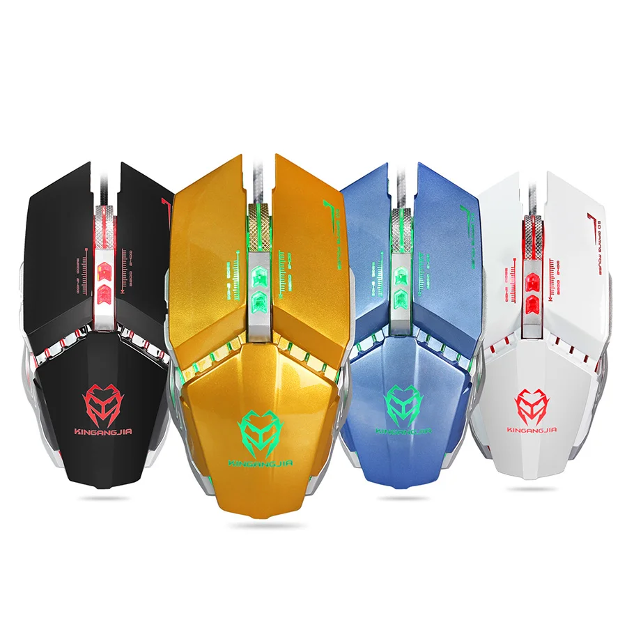Профессиональная 8 кнопок светодиодный эргономичная механическая мышь