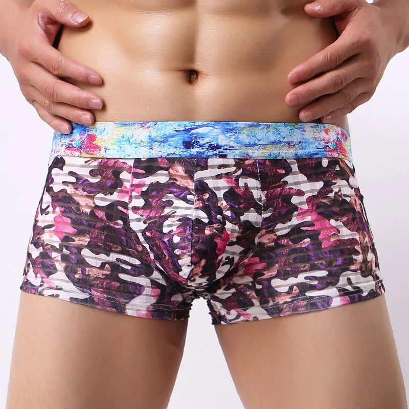 La MaxPa Мужское нижнее белье боксеры мужские хлопковые Hombre Cuecas Masculina Boxershorts Man Vetement