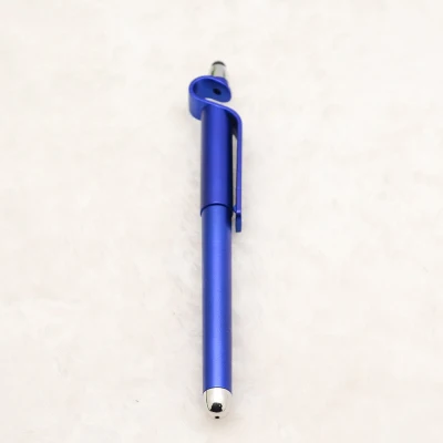 Blue 3 в 1 Многофункциональный держатель для мобильного телефона стенд емкостный экран Стилус для iPad iPhone 5 6S 7 samsung планшет - Цвет: Blue