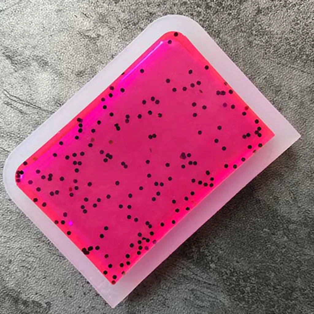 Ювелирная силиконовая форма квадратной формы для полимерной глины крафт