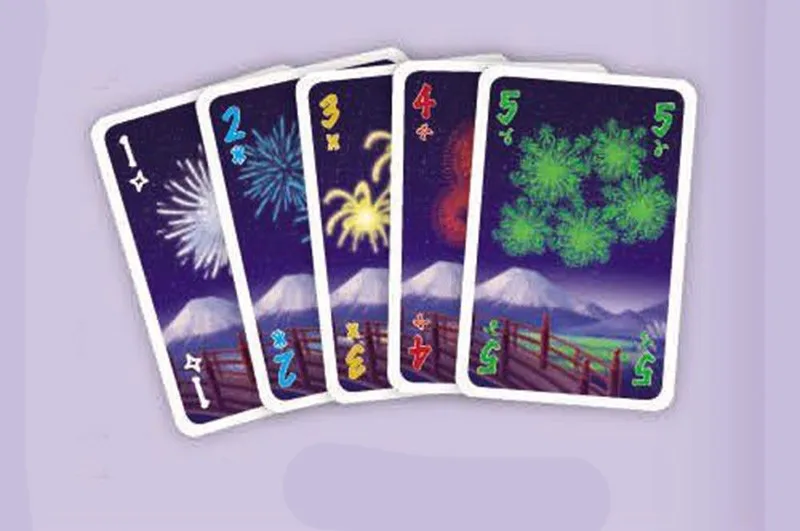 Настольная игра 2-5 игроков HANABI карты игры легко играть смешные игры для вечерние/семейные