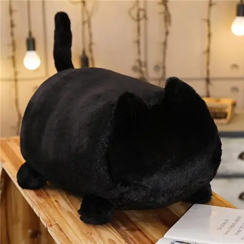 Хит, 1 шт., 40 см/55 см, Kawaii Cat, плюшевые подушки, подушка, задняя тень, кошка, заполненная, животные, игрушки, детский подарок, домашний декор для Рождества - Цвет: 2