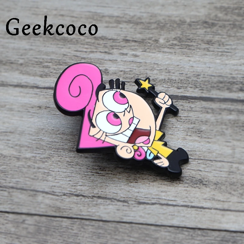 Довольно оддродителей мультфильм эмаль Pin подарок Ювелирная Сумка Одежда Рубашка рюкзак брошь со знаком отличия Значки украшения J0403