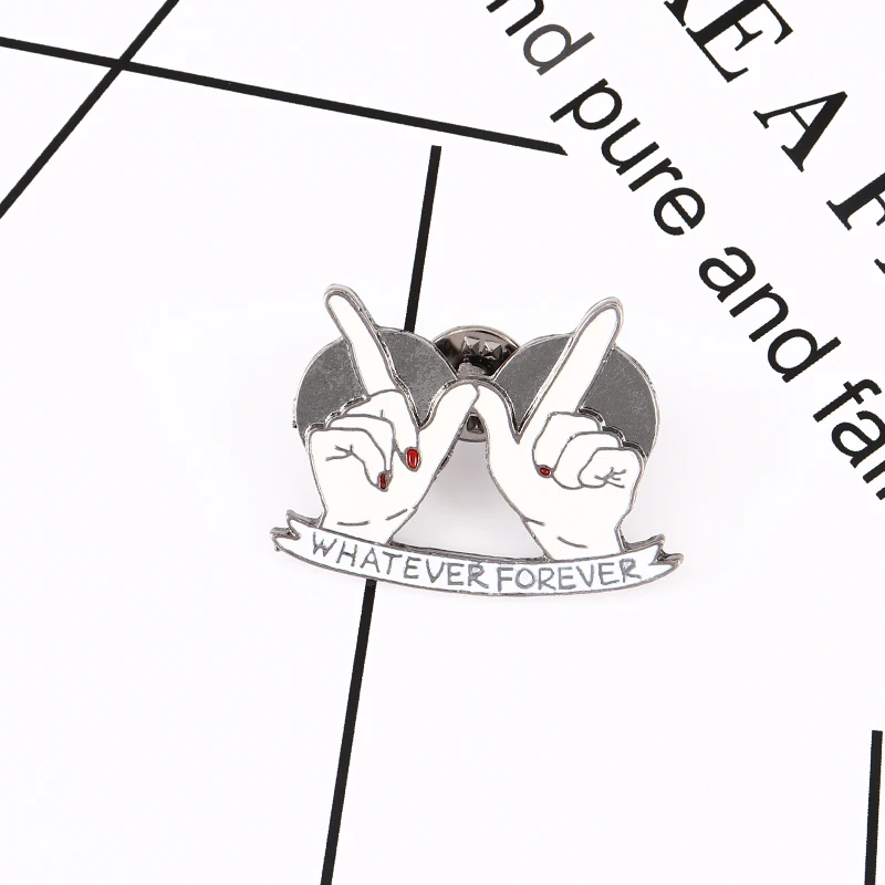 Любая эмалированная брошка для влюбленных пуговица булавка джинсовая куртка