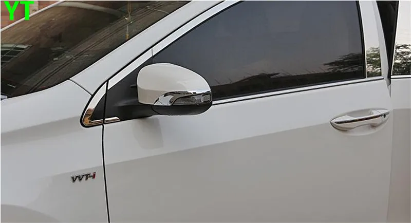 Авто зеркало заднего вида, наклейка на боковое зеркало для toyota corolla- camry-, АБС ХРОМ, автомобильные аксессуары