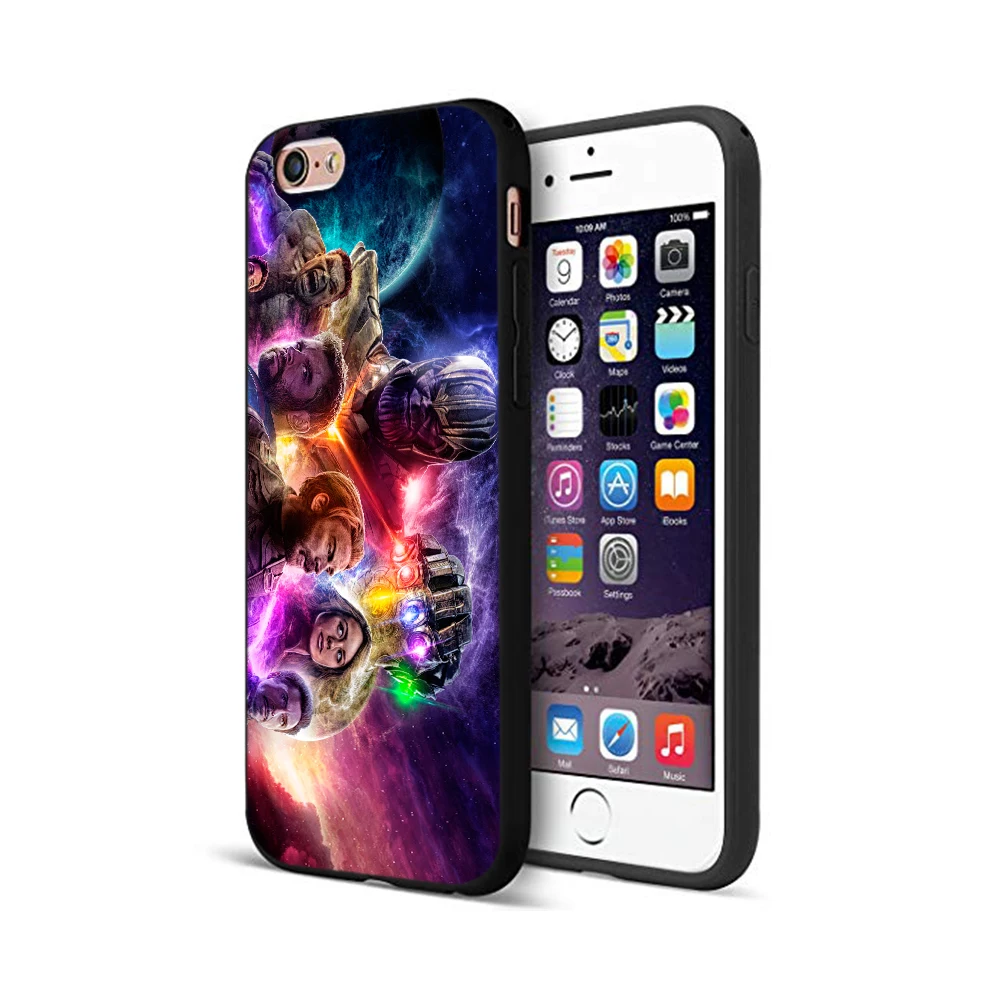 20007 Черный чехол ТПУ для iphone 5 5s se 6 6s 7 8 plus x 10 чехол силиконовый чехол для iphone XR XS MAX чехол Мстители эндшпиль Marvel Comics - Цвет: 20007
