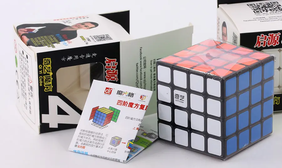 Головоломка магический куб QIYI QiYuan S 4*4*4 4x4x4 444 профессиональный скоростной куб логическая игра развивающие игрушки подарок чемпион конкурс