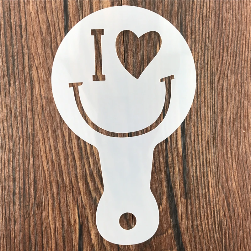 Рождественская Снежинка кофе капучино какао порошок трафарет форма для торта