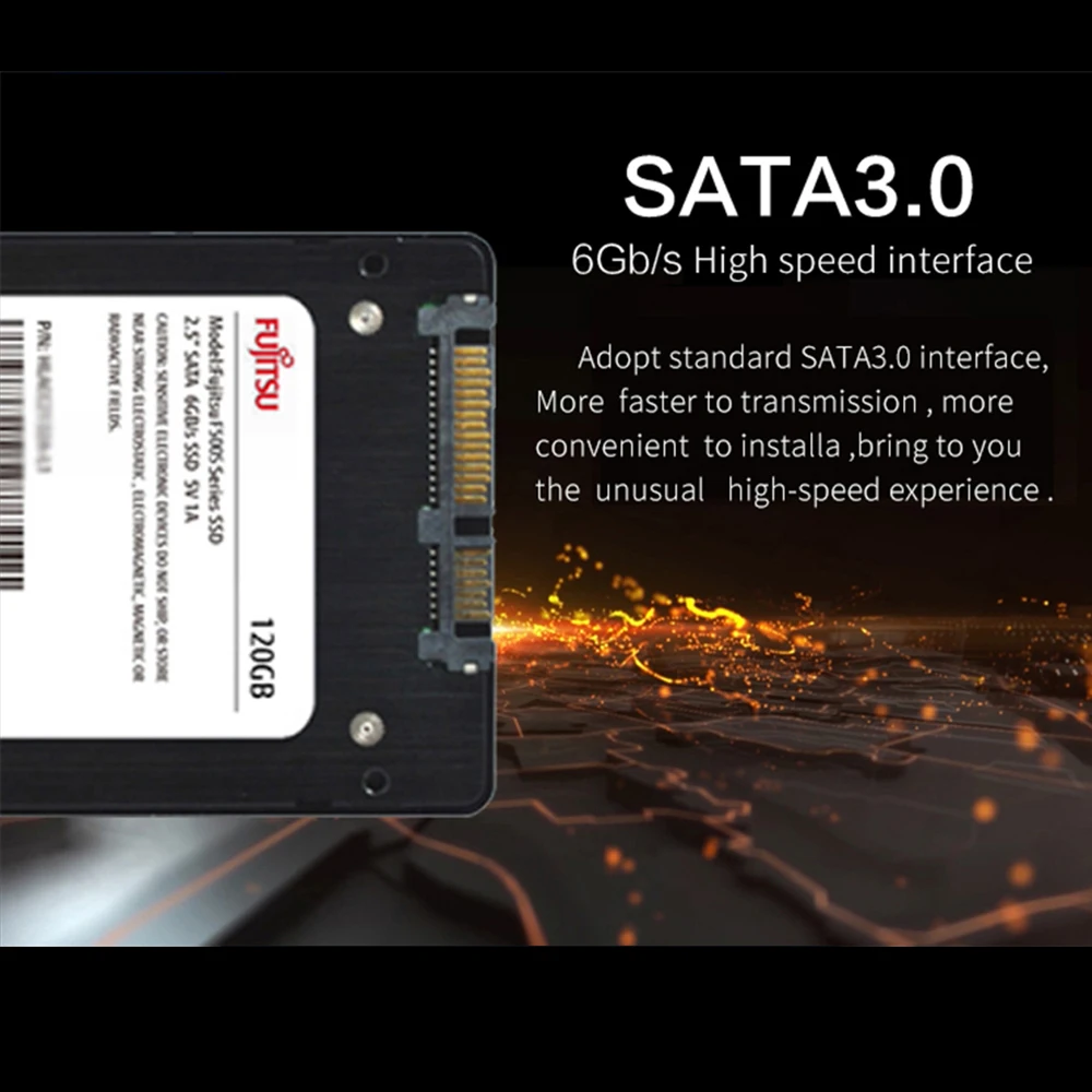 FUJITSU 2 5 &quotssd 1 ТБ 1024G ssd sata iii 3D NAND Flash SMI/Phison/Realtek TLC жесткий диск твердотельные