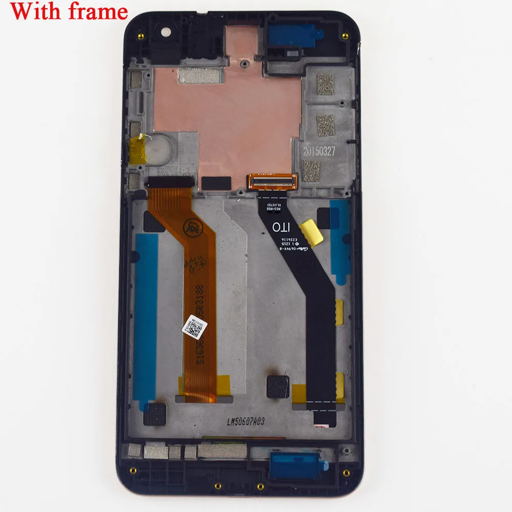 Для HTC One E9 + ЖК-дисплей рамка сенсорный экран дигитайзер сенсор стекло в сборе для