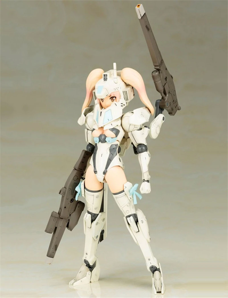 Kotobukiya аниме рамка руки девушка белый тигр собранная фигурка Коллекционная модель игрушки для детей Рождественский подарок