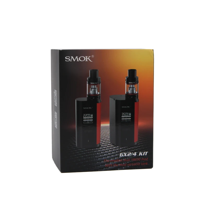 Оригинальный Smok GX2/4 TC Vape комплект 220 Вт/350 Вт GX2 4 коробка мод пара с 5 мл TFV8 большой