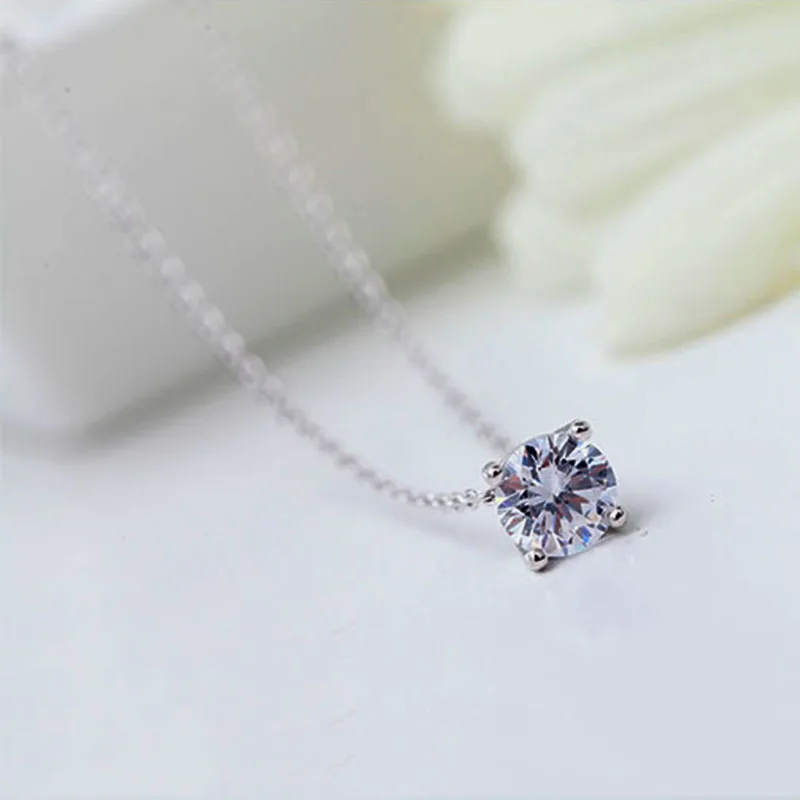 LUOTEEMI новый дизайн классическое простое прозрачное кубическое циркониевое