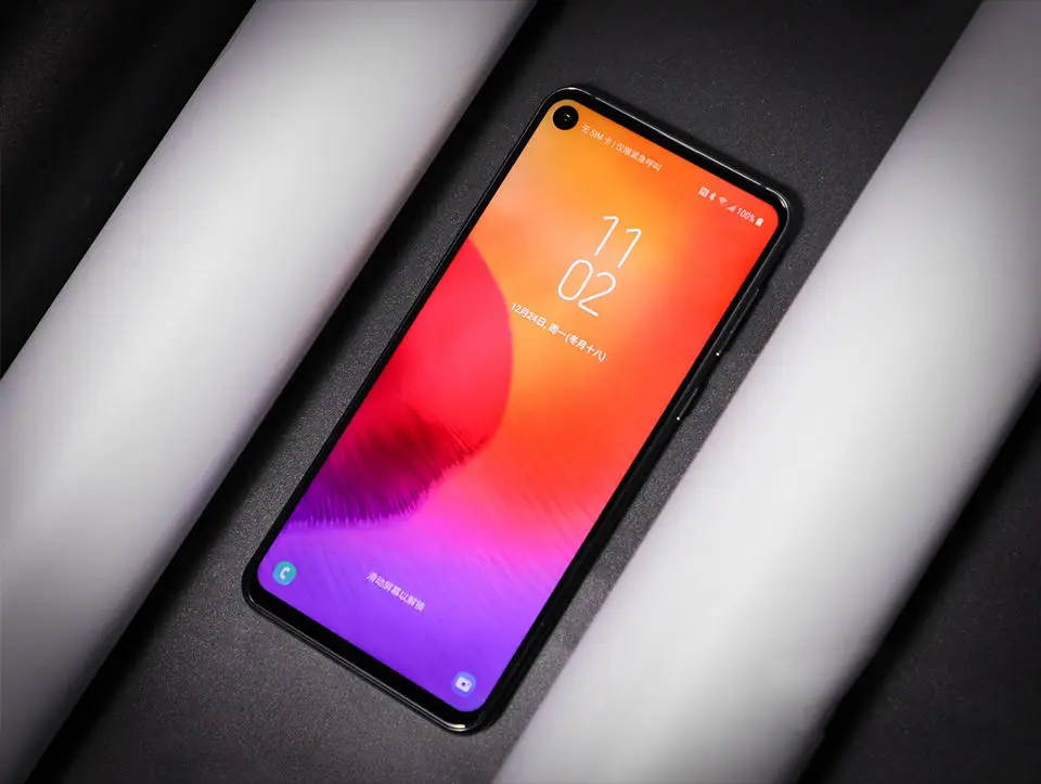 Samsung Galaxy A8s смартфон 6,4 дюймов FHD Snapdragon 710 Otca core 6/8 ГБ 128 Три задних камеры 3400 мАч NFC Android сотовый телефон