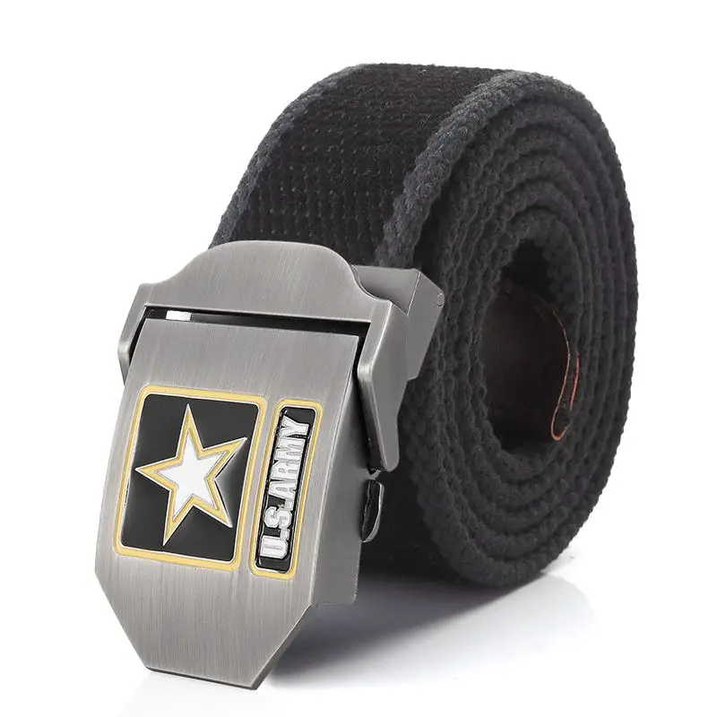 

SupSindy Men&Women Military Canvas belt luxury US ARMY Metal buckle jeans belt Army tactical belts for Men waistband strap male