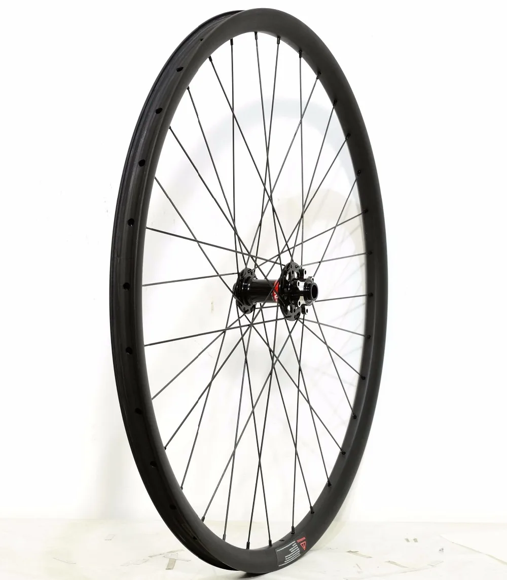 Ассиметричные 29ER MTB XC гоночные Углеродные колеса бескамерные готовые 30 мм ширина