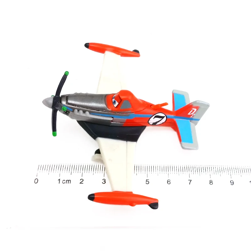 Disney Pixar Самолеты № 7 Supercharged Dusty Crophopper 1:55 металл литья под давлением игрушки модели самолетов для мальчиков Детский подарок на день рождения