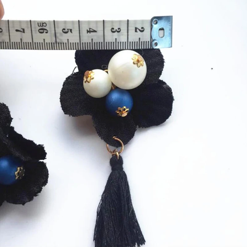 С булавкой корейская мода брошь с кисточкой бусины DIY Одежда декоративная