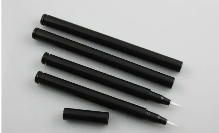 100pcs/lot 2ml Black Eye Liner Packaging Pen Eyelash Growth Liquid Tube Empty Lip liner Eyeliner Bottle with Thin Brush | Красота и