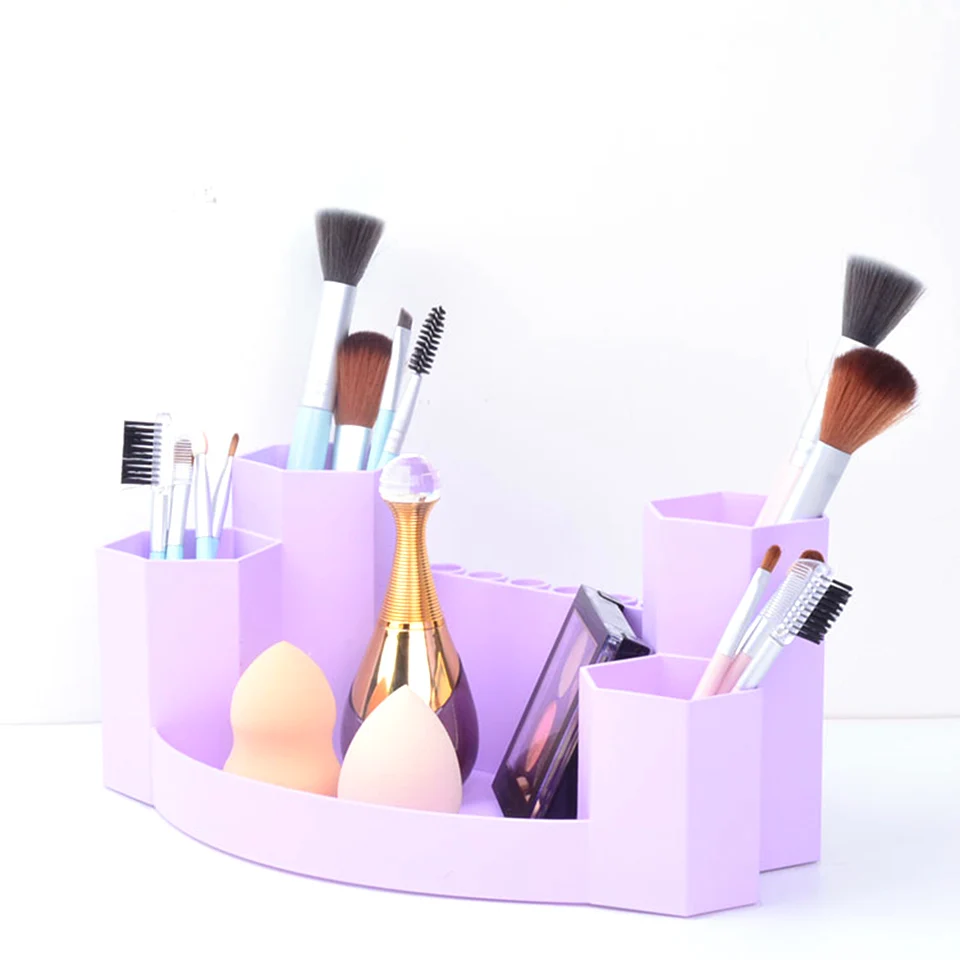 Storage Box 3 Msjo коробка для хранения пластиковый органайзер для макияжа ювелирные изделия ожерелье Ногтей польские серьги коробка Домашний Настольный органайзер для косметики - Цвет: Storage Box 3
