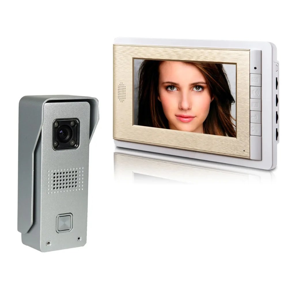 Yobangsecurity Видеодомофоны Мониторы 7 &quotдюймовый видео Дверные звонки телефон двери