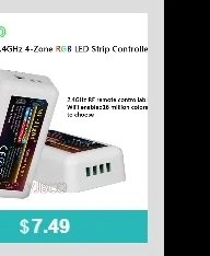 Milight DC12V-24V DMX 512 RGB+ CCT Светодиодная лента управления Лер RBGWW/CW 2,4 GHz RF беспроводной контроллер wifi панель управления терминалом