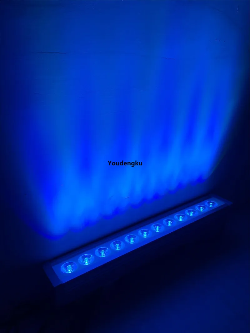16 шт. водонепроницаемый 12x3 Вт rgb 3в1 36 dmx LED Луч настенный светильник открытый