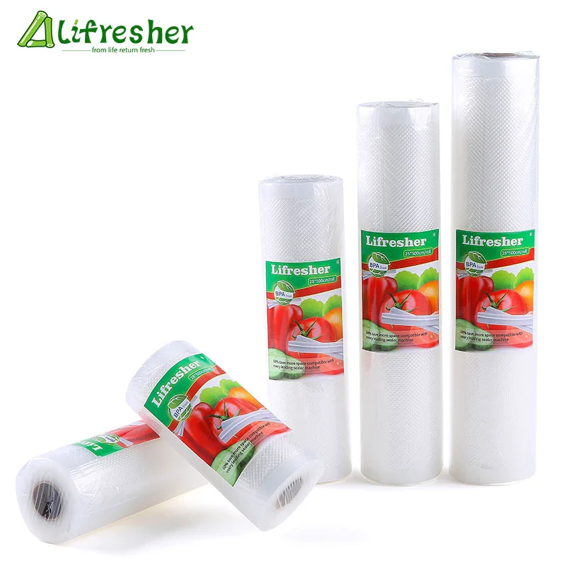 Вакуумный упаковщик Lifresher пакеты рулон вакуумный мешок для упаковки пищевых
