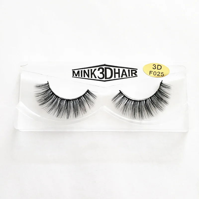 1 пара натуральные накладные ресницы искусственные длинные Макияж 3d норковые