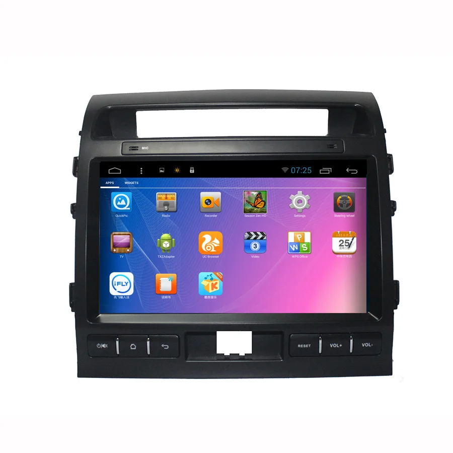 Asvegen Android Восьмиядерный автомобильный радиоприемник для Toyota LAND CRUISER 2007 2015 2 din