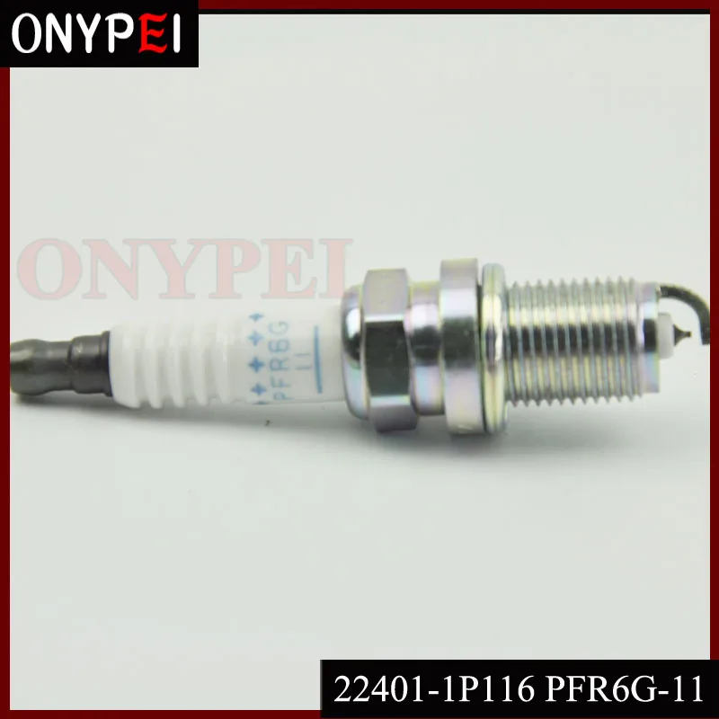 6 шт./лот 22401-1P116 PFR6G-11 иридиевая Свеча зажигания для Nissan Cefiro Maxima Lexus Acura Volvo 224011P116 PFR6G11
