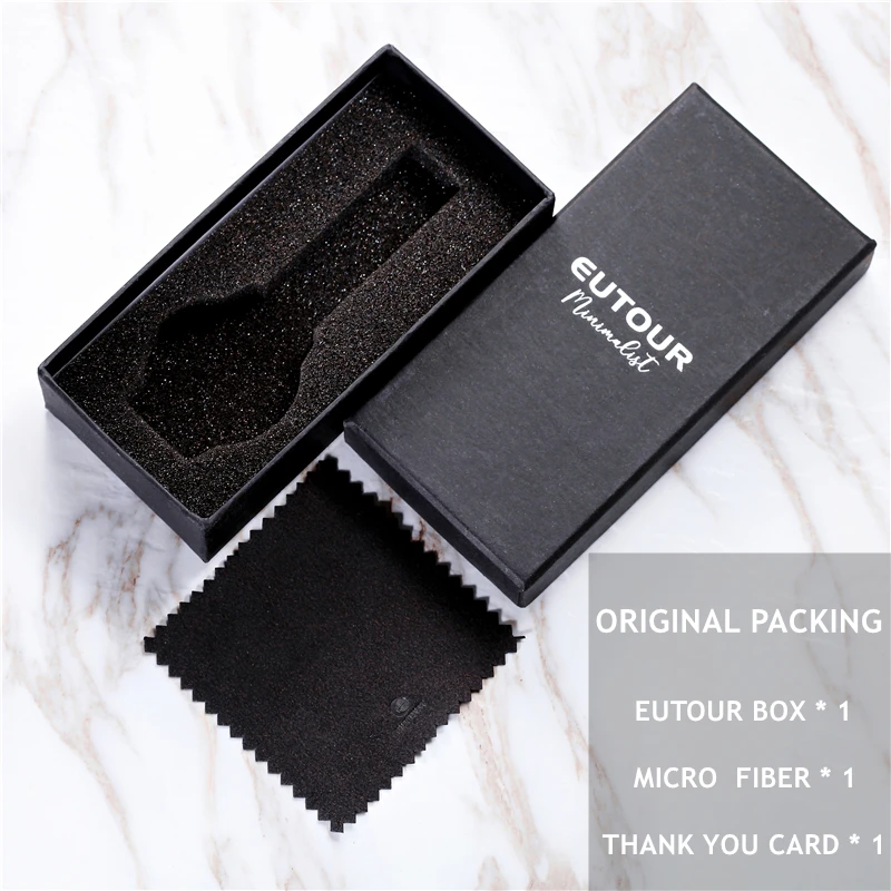 Eutour Мужчин Роскошный Лучший Бренд Кратким Инновации Наручные Часы Мода