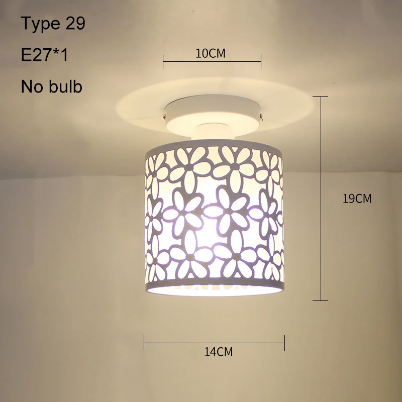 Type 29 no bulb Современный потолочный светильник, светодиодный потолочный светильник, винтажный плафон, клетка, плафонье, хрустальная лампа для столовой, кухни, Lampara Techo - Цвет корпуса: Type 29 no bulb