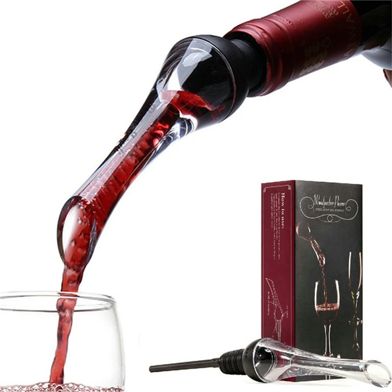 Аэратор вина Pourer Черный Премиум аэратор Pourer И Графин носик напиток разливщик ликера вина с коробкой аэратор вина