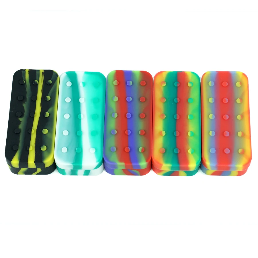 1pcs 75ml large capacity Silicone Concentrate wax Container rectangle Assorted Colors | Дом и сад