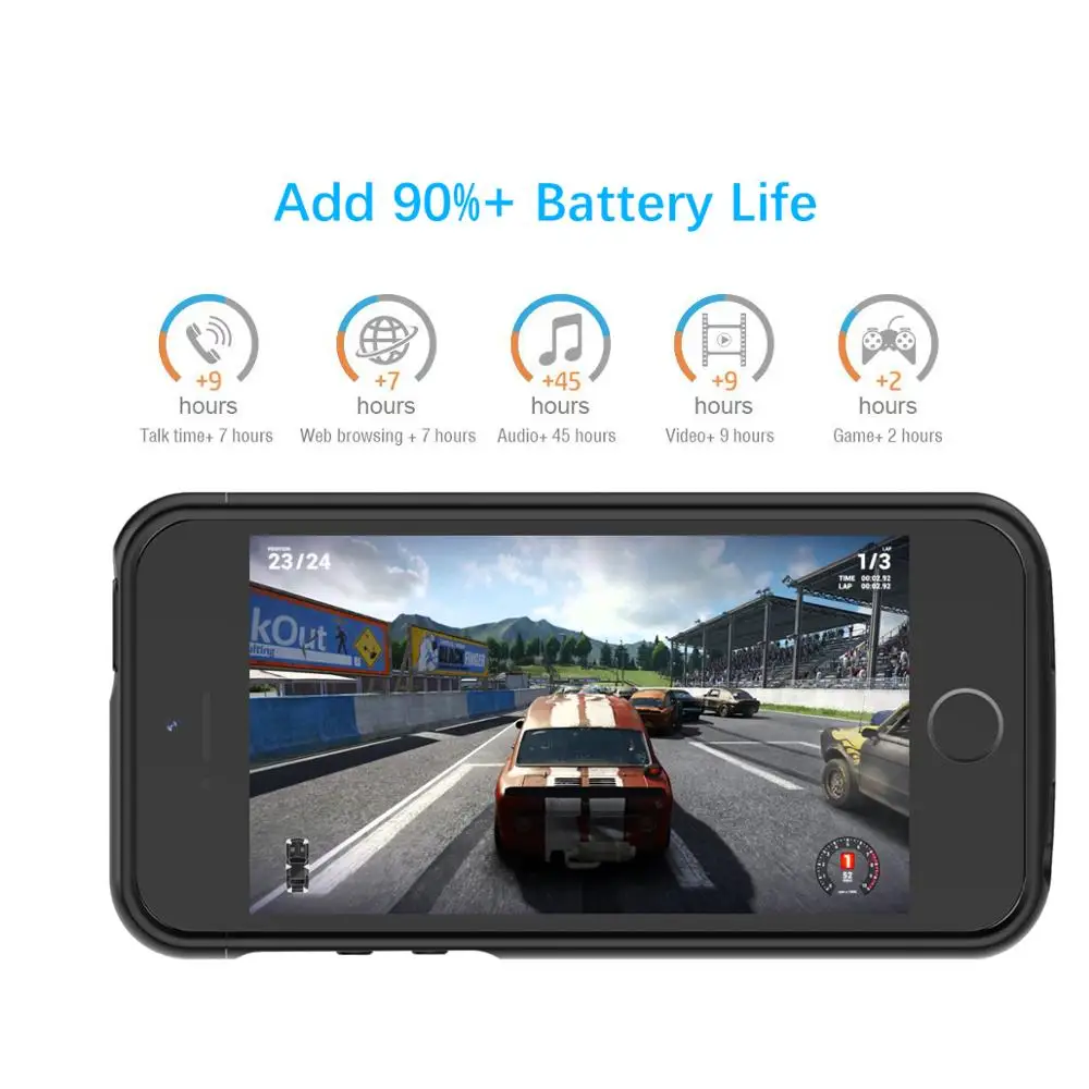 

2020 Battery Charger Case For Iphone Se 5se 5 5s 4000mah Power Bank Charging Case Powerbank Charger Case For Iphone 6 6s 7 8