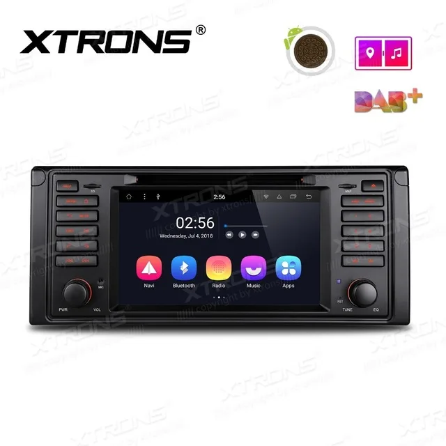 7 &quotAndroid 8 1 Восьмиядерный автомобильный DVD мультимедийный GPS радио для BMW E39 M5 1999 2003