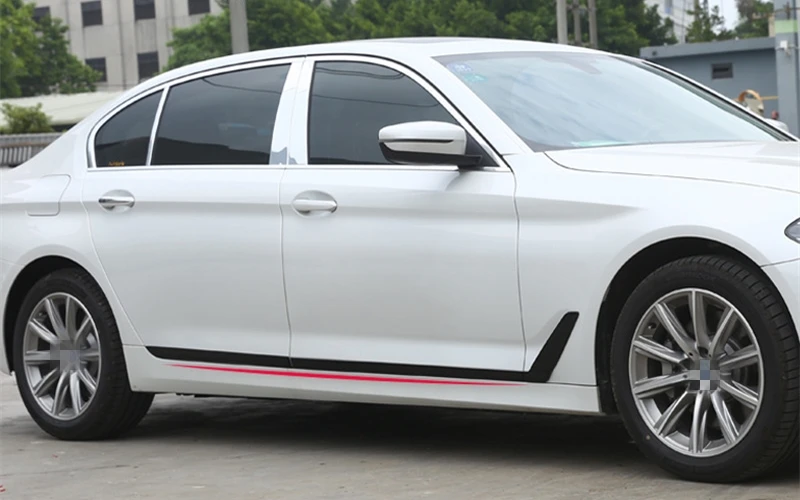 Для BMW 5 Series G30 528li 530li 2018 2019 Аксессуары хромированная abs дверная боковая линия