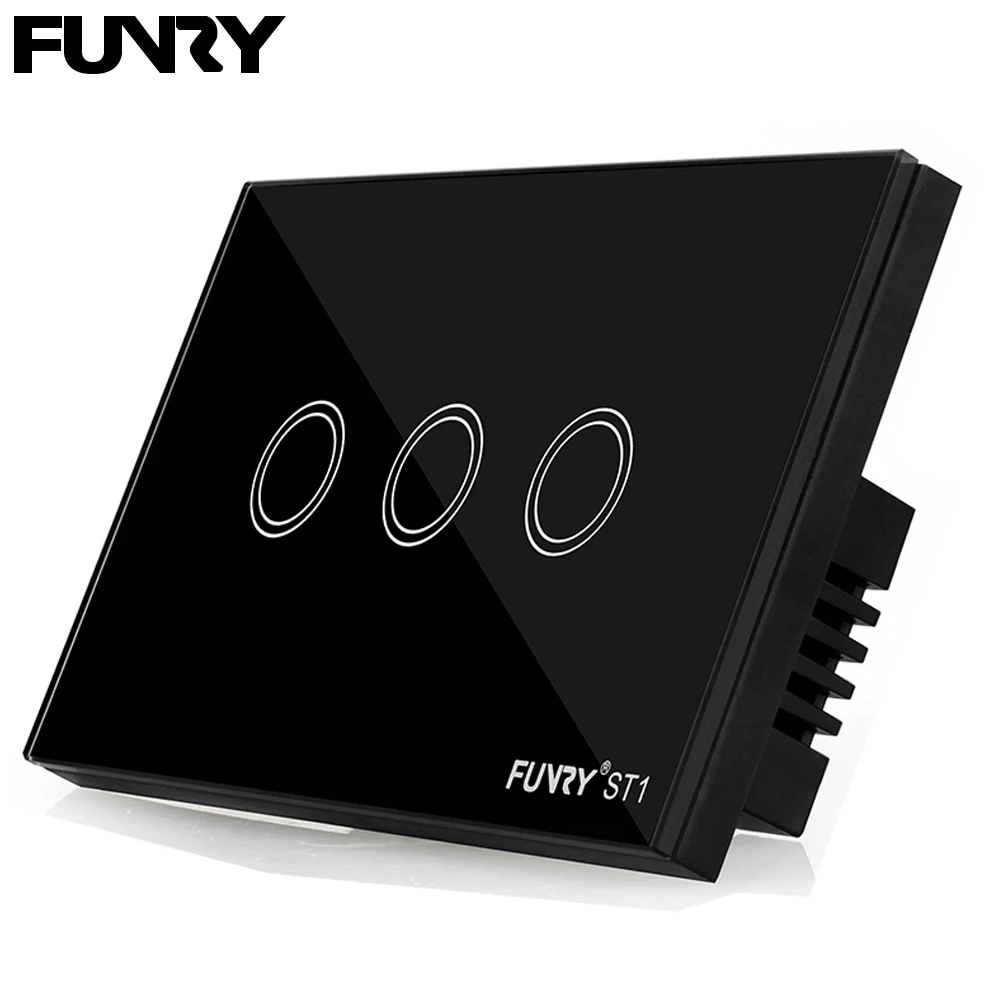 3 клавиши американский стандарт выключатель света ST1 роскошный сенсорный с