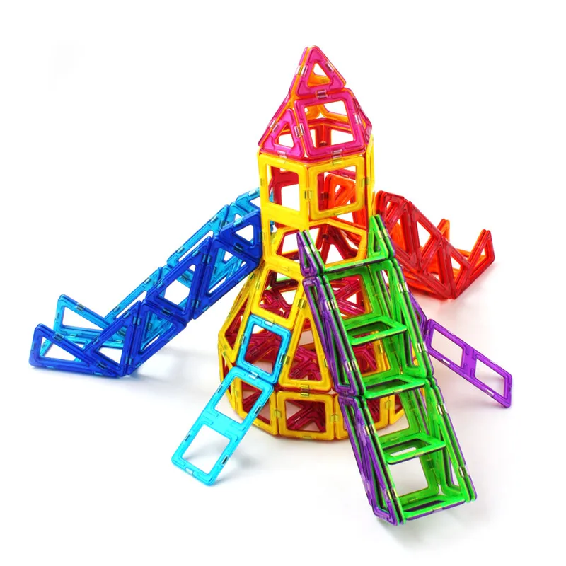 92 шт./лот мини модели строительные игрушки магнитный дизайнер развивающие блоки