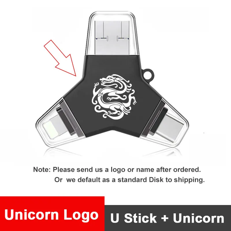 Y3.0-Black - Dragon Новинка, флеш-диск, usb 3,0, 32 ГБ, creativo, OTG, мобильный флеш-накопитель, 32 ГБ, 64 ГБ, 128 ГБ, металлическая флешка, USB3.0, pi, сова, сделай сам, логотип, Cle, USB - Цвет: Y3.0-Black - Dragon