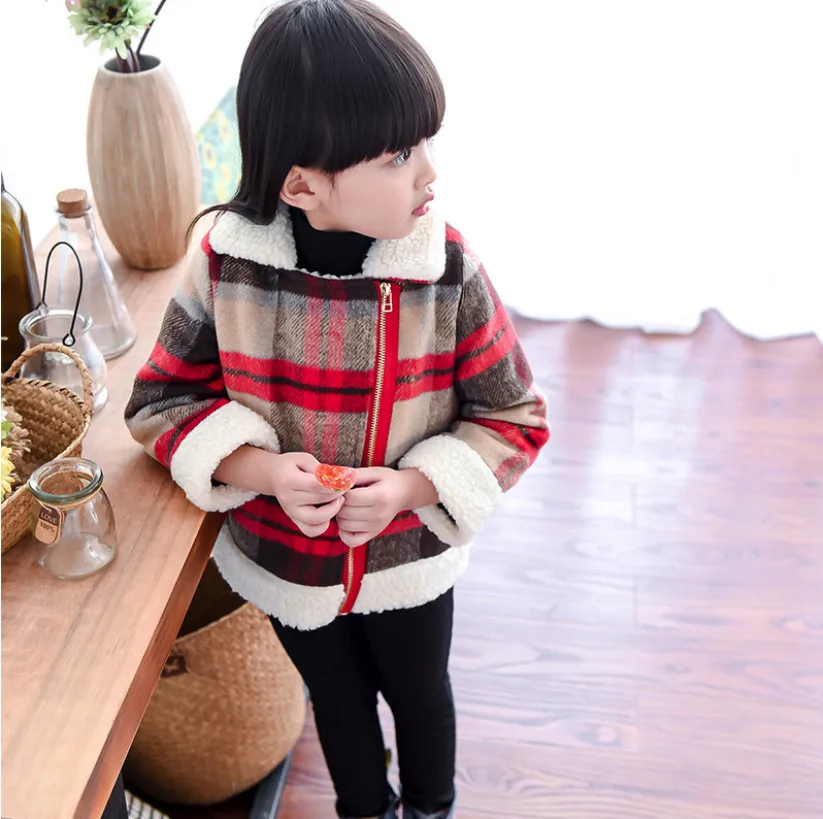 Новинка верхняя одежда для маленьких девочек детские пальто детская теплая