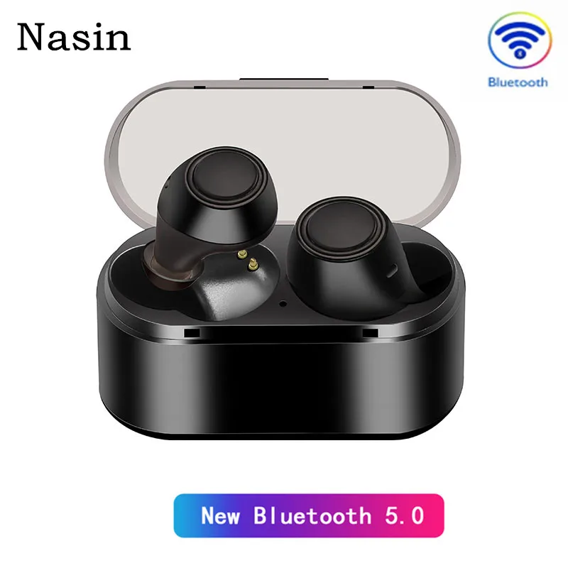 Nasin New TWS26 Mini Bluetooth 5.0 Earphones In-Ear Wireless headset Stereo Earbuds Sports Headset With Mic For Xiaomi huawei |