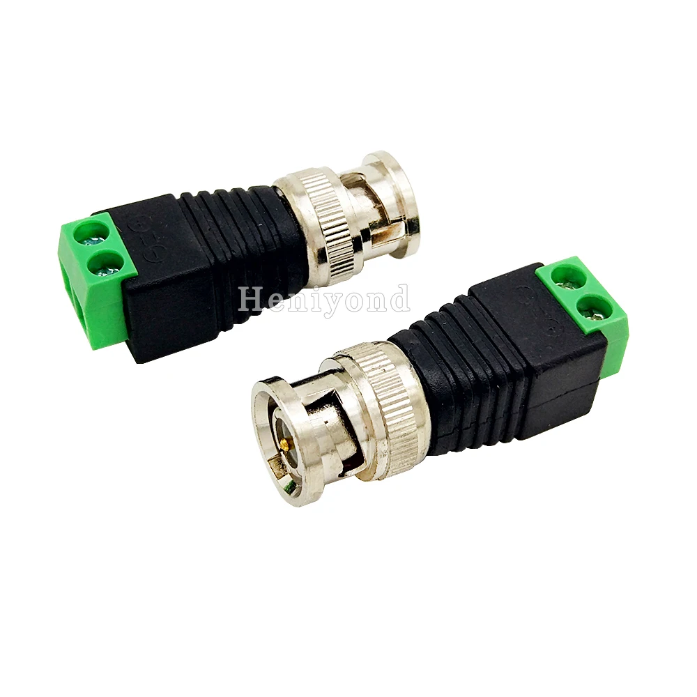 10 шт. BNC Штекерный разъем Коаксиальный CAT5 для камеры видеонаблюдения UTP видео
